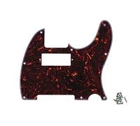 ROZILO Battipenna a 8 fori per tele/telecaster con mini humbucker pick-up foro per telecaster tartaruga scura