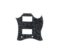 ROZILO Battipenna integrale standard americano SG, piastra antigraffio con viti per chitarra SG Epiphone SG, nero perla