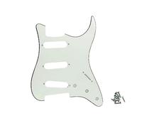 ROZILO Battipenna SSS Stratocaster senza foro per vite per chitarra personalizzata per Fender Strat Squier Chitarra Parte Avorio 3 strati