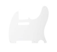 ROZILO Battipenna vintage bianco a 1 strato a 5 fori per chitarra Telecaster Fender standard USA/messicana