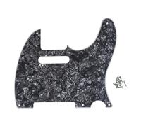 ROZILO Black Pearl - Battipenna vintage a 5 fori per chitarra Telecaster Fender standard USA/messicana