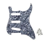 ROZILO Grigio Perla SSS 11 Fori Strat Chitarra Elettrica Battipenna Scratch Plate Per USA/Messico Stratocaster Stile Moderno Chitarra Parti