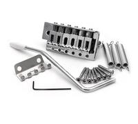 ROZILO Set ponte tremolo cromato per chitarra Stratocaster da 52,5 mm, per chitarra elettrica Fender Strat Squier