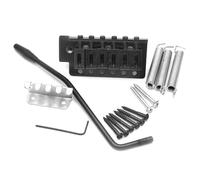 ROZILO Set ponte tremolo nero per chitarra Stratocaster 52,5 mm per chitarra elettrica Fender Strat Squier