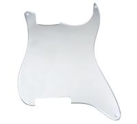 ROZILO Sivler Mirror - Battipenna a 4 fori per chitarra Stratocaster ST, senza fori, compatibile con chitarra elettrica Fender Stratocaster