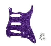 ROZILO Viola Perla SSS 11 Fori Strat Chitarra Elettrica Battipenna Scratch Plate Per USA/Messico Stratocaster Stile Moderno Chitarra Parti