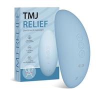 TMJ Relief Products Jaw, TMJ Relief Massager, strumento ergonomico per massaggio TMJ, vibrazioni delicate e calore per alleviare il dolore, tensione e rigidità