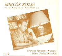 Rozsa, M. - Chamber Music By Miklos Rozsa