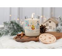 Rozvoněno WINTER HOPE - candela naturale con arancia, chiodi di garofano e cannella BIO, 300 ml