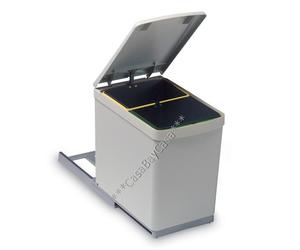 RP Pattumiera estraibile 283 raccolta differenziata su carrello scorrevole ì