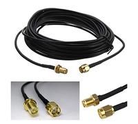 RP-SMA Cavo di prolunga WiFi Antenna Router Standard RG174 Cavo maschio femmina stabile for computer coassiale Computer professionale(1m)