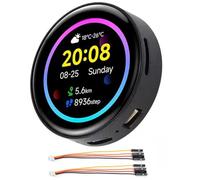 RP2350 Scheda di sviluppo display AMOLED da 1,4 pollici, 466 × 466, display rotondo con interfaccia SPI, accelerometro integrato e sensore giroscopico, chip RTC, con custodia in metallo CNC (RP2350