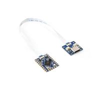 RP2350-Tiny Microcontroller Kit scheda di sviluppo, basato su Raspberry Pi RP2350 dual-core e chip dual-architettura, viene fornito con adattatore porta USB + cavo FPC