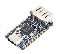 RP2350-USB-A Mini Development Board with Dual-Core RP2350A MCU, 150MHz, USB Type-C, 2MB Flash, 520KB RAM, Castellated Module for SMD