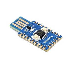 RP2350One Scheda di design espandibile con foro per francobolli 2x interfacce SPI I2C UART a bordo libreria a punti flottanti saldabile scheda PCB foro