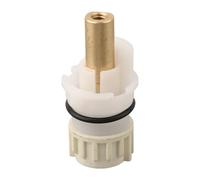 RP25513 - Valvola di ricambio per rubinetti da bagno a doppia maniglia, stelo in ottone, piastra in acciaio inox, kit di riparazione per bobine doccia