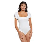 RPAEOY Body Contenitivo Modellante Donna Elegante Intimo Sexy Donna con Maniche Corte Scollo Quadrato Lingerie Sottogiacca per Occasioni Speciali