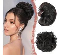 RPAEOY Chignon Riccio Messy Coda Capelli Sintetici Posticcio Acconciatura Updo Elastico Pettine Integrato
