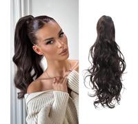 RPAEOY Coda Capelli Ricci Ondulati Clip Ponytail Extension Coda Cavallo Sintetica Naturale Accessorio Acconciatura