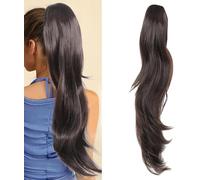 RPAEOY Coda Cavallo Estensione Capelli Sintetici Lisci Cordoncino Avvolgente Posticcio Lungo Naturale
