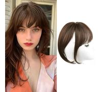 RPAEOY Frangia Clip Capelli Finta Naturale Stile Francese Leggera Sottile Posticci Frontali Attaccatura Realistica