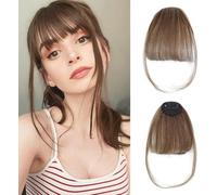 RPAEOY Frangia Clip Capelli Veri Naturali Sottile Invisibile Frangetta Frontale Attaccatura Capelli Donna Leggera