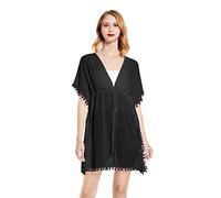 RPAEOY Vestito Spiaggia Donna Abiti da Spiaggia Copricostume Kimono Trasparente Beachwear Copribikini Mare Estivo Leggero Elegante Vacanza Costume da Bagno Coprire