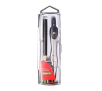 Rpanle Compasso di Precisione, Compasso di Metallo Con La Matita Legno, Compasso Professionale per Disegno Tecnico (118 x 33 mm)