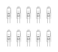 Rpanle Lampadine Alogene, Lampadine G4, Luce Bianco Caldo 3000K, Angolo del Fascio 360°, per Lampadario, Parete, Comodino, Gallerie, 10 Pezzi