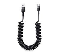 RPFROP Ricci USB A A A USB C Cavo Veloce 5A Molla USB C Cavo di Casa Viaggi Auto Molla Cavo di Ricarica Veloce Accessori