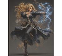RPG Female Ranger Composition Notebook: A Fierce College-Ruled Journal for Character Logs, Campaign Notes, and Wild Adventures
