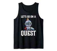 Rpg Gamer Andiamo su Un Giocatore Quest Knight Warrior Canotta