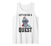 Rpg Gamer Andiamo su Un Giocatore Quest Knight Warrior Canotta