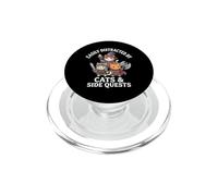 RPG Gamer Cats - Funny Side Quest Distratto Gioco da tavolo PopSockets PopGrip per MagSafe