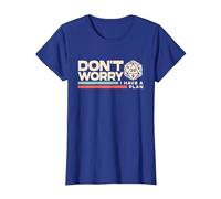Rpg Gamer Don't Worry I Have Plan Divertente Uomini Donne Bambini Regali Maglietta, Donna, Blu Reale, XL