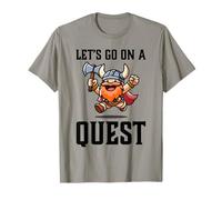 RPG Gamer Let's Go On A Quest Nano Warrior Player Gioco di squadra Maglietta