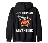 RPG Gamer Let's Go On An Adventure Nano Warrior Player Game Felpa con Cappuccio