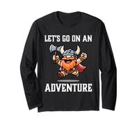 RPG Gamer Let's Go On An Adventure Nano Warrior Player Game Maglia a Manica