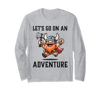 RPG Gamer Let's Go On An Adventure Nano Warrior Player Game Maglia a Manica