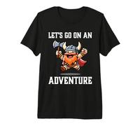 Rpg Gamer Let's Go On An Adventure Nano Warrior Player Game Maglietta Premium