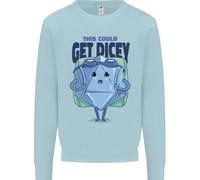 RPG GIOCO Di Ruolo Get Dicey Divertente Uomo Felpa Maglione