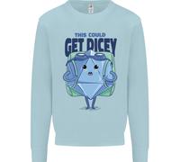 RPG Gioco di Ruolo Gioco Get Dicey Divertente Bambini Felpa Maglione