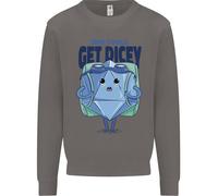 RPG Gioco di Ruolo Gioco Get Dicey Divertente Uomo Felpa Maglione