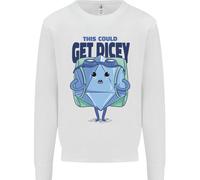 RPG Gioco di Ruolo Gioco Get Dicey Divertente Uomo Felpa Maglione