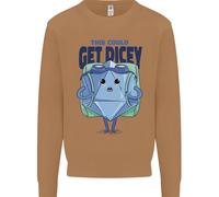 RPG Gioco di Ruolo Gioco Get Dicey Divertente Uomo Felpa Maglione