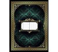 RPG Mixed Paper Notebook: College Ruled and 1/2" Hex Flat Topped Grid Pages: Tabletop Role-Playing Games Journal | Campaign Planner for Game Masters