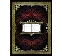RPG Mixed Paper Notebook: College Ruled and 1/2" Hex Pointy Topped Grid Pages: Tabletop Role-Playing Games Journal | Campaign Planner for Game Masters