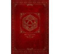 RPG Notebook: Lined and grid pages for Role Playing Games | RED COVER | Notes, tracking, mapping, terrain plans for DM Dungeon Master or a GM Game Master