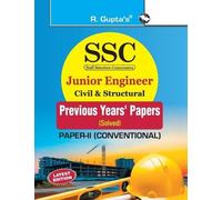 Rph Editorial B SSC: Junior Engineer Exam Civil & Structural (Paper- (Tascabile)