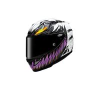RPHA 12 Anti-Venom II Marvel casco da moto Nero Bianco Lillà